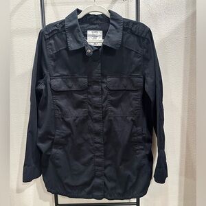 Women’s Sonoma Black Button Down Utility Jacket (Large)